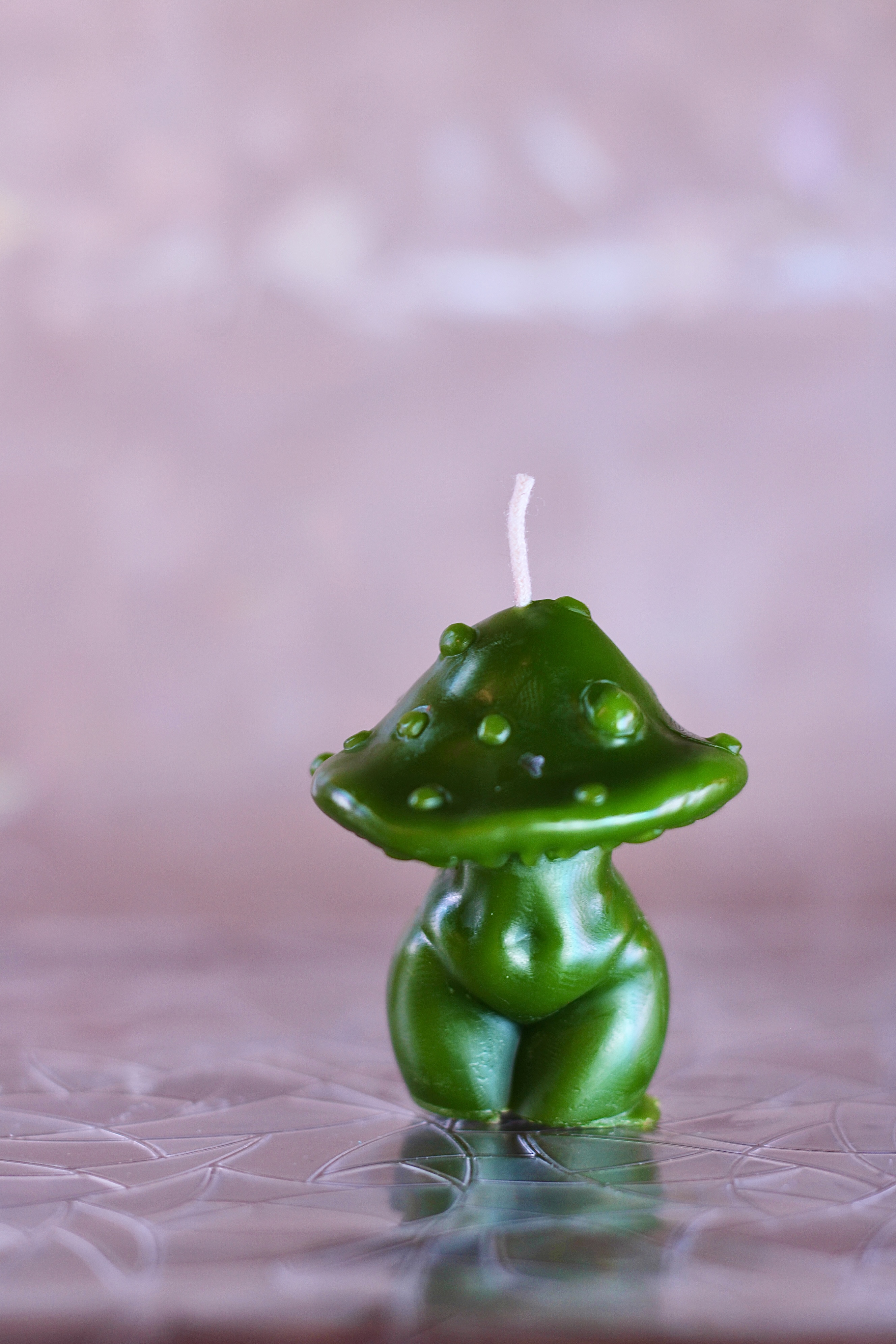 Mini Mushroom Babe Candle