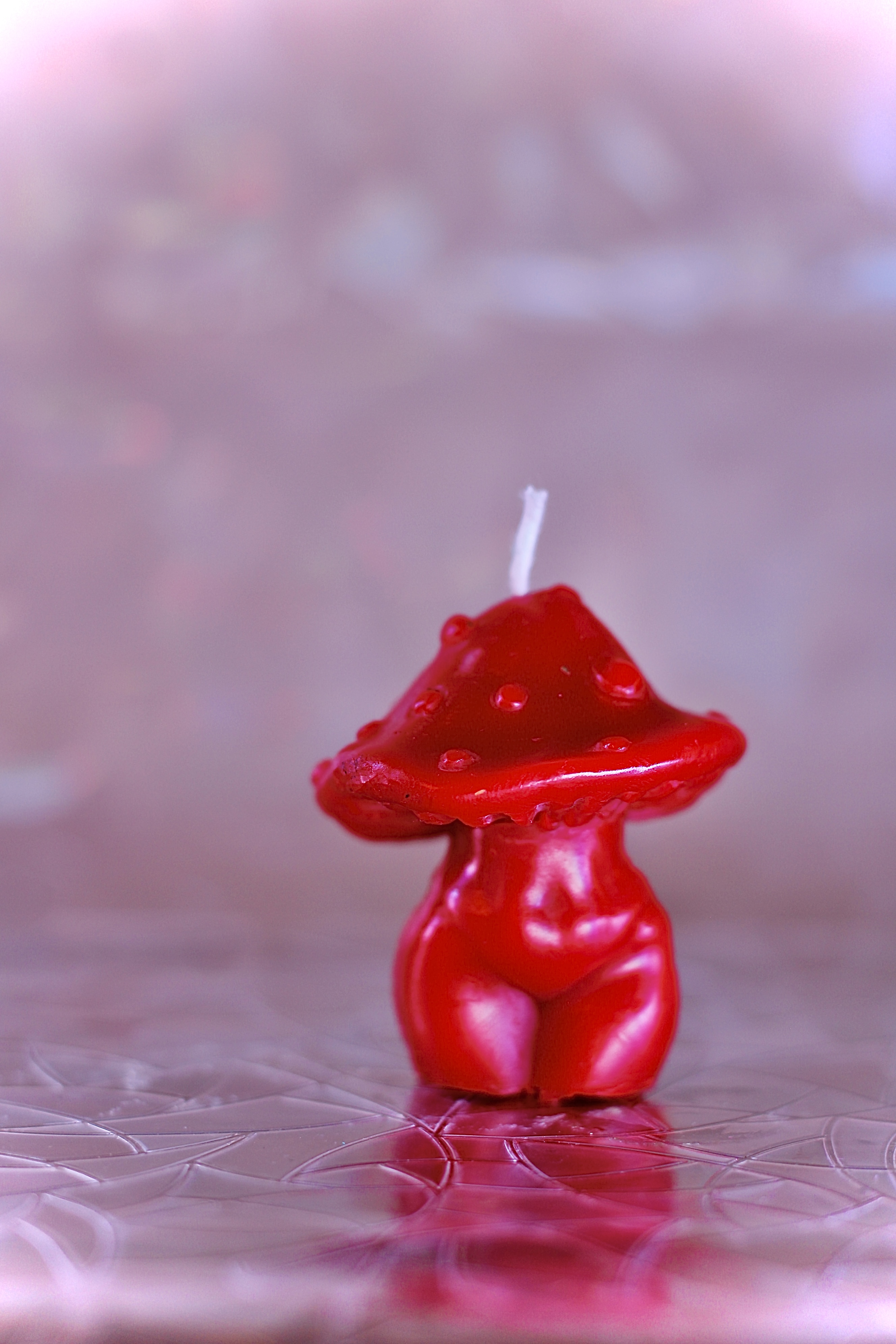 Mini Mushroom Babe Candle
