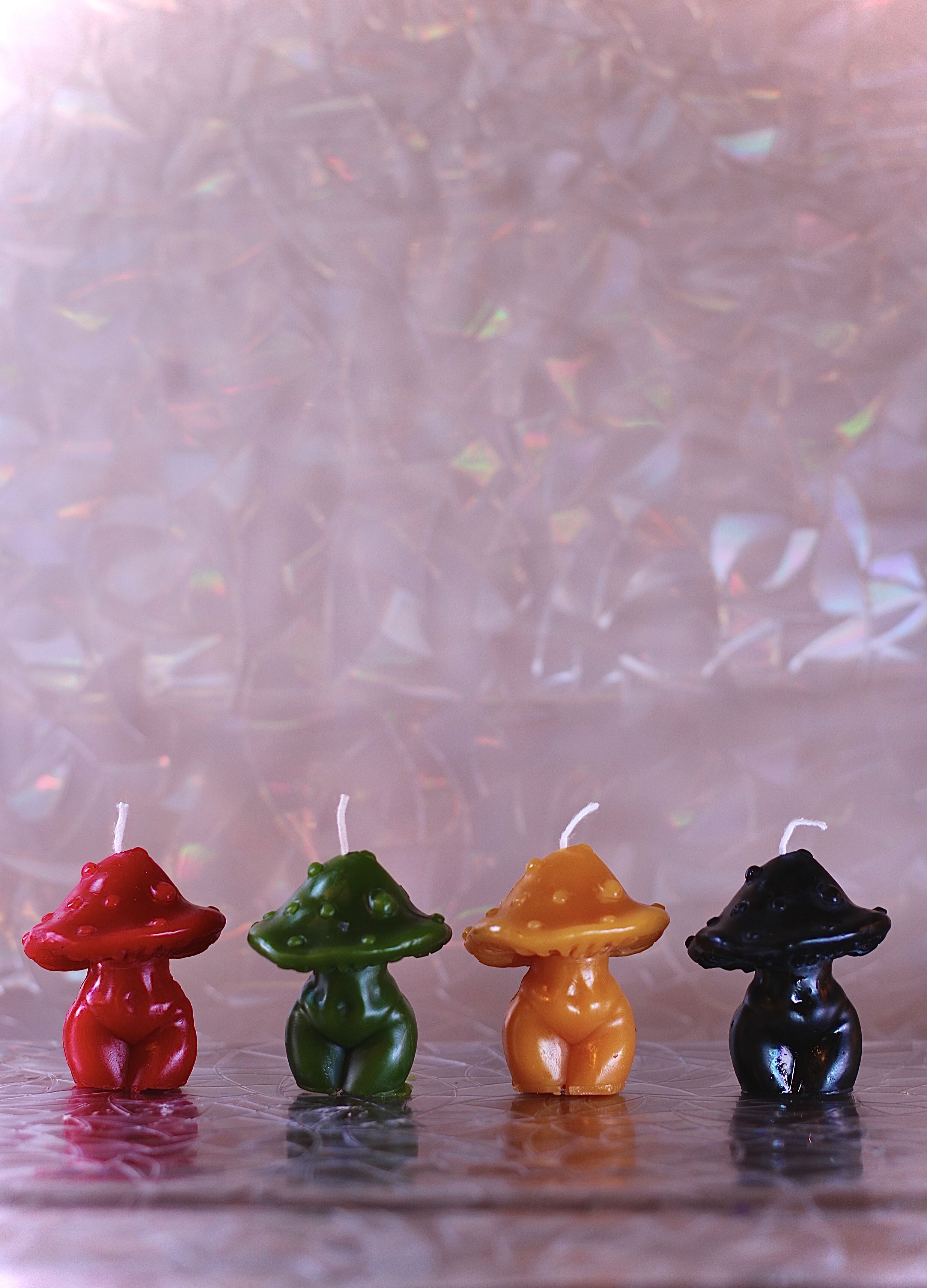 Mini Mushroom Babe Candle